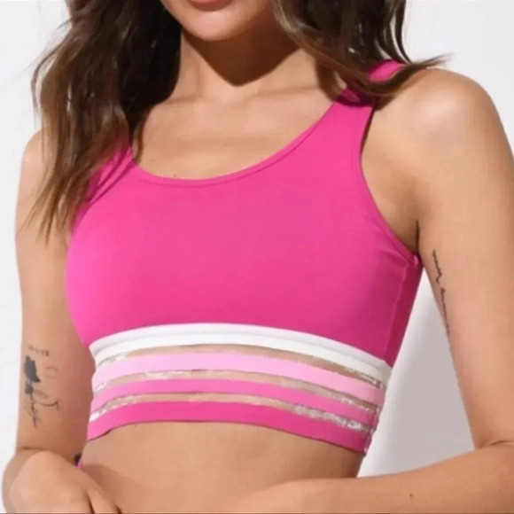 Mono B Pink Sports Bra - Picture 3 of 10